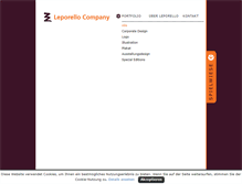 Tablet Screenshot of leporello-company.de